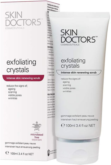 Skin Doctors Exfoliating Crystals | Face Scrub | Body Scrub | Exfoliating Cream | Microbead-Free I Renewing Scrub I 100Ml