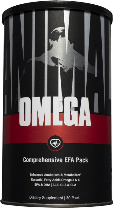 Animal Omega ? Omega 3 & 6 Supplement ? Fish Oil, Flaxseed Oil, Salmon