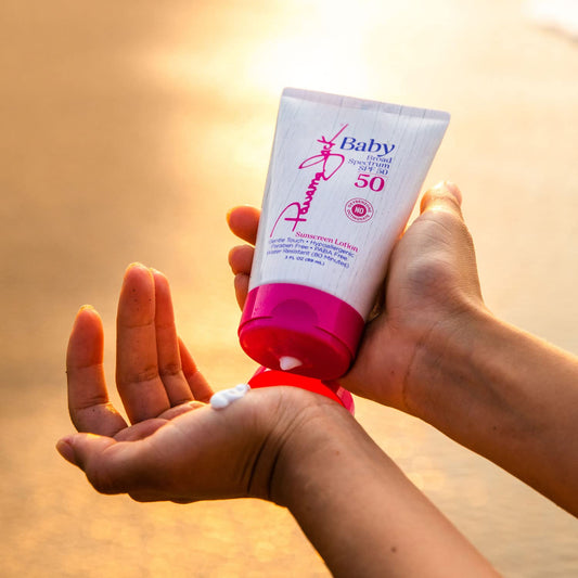 Panama Jack Baby Sunscreen Lotion - Spf 50, Broad Spectrum Uva/Uvb Protection, Hypoallergenic, Paba, Paraben, Gluten & Cruelty Free, 3 Fl Oz (Pack Of 2)