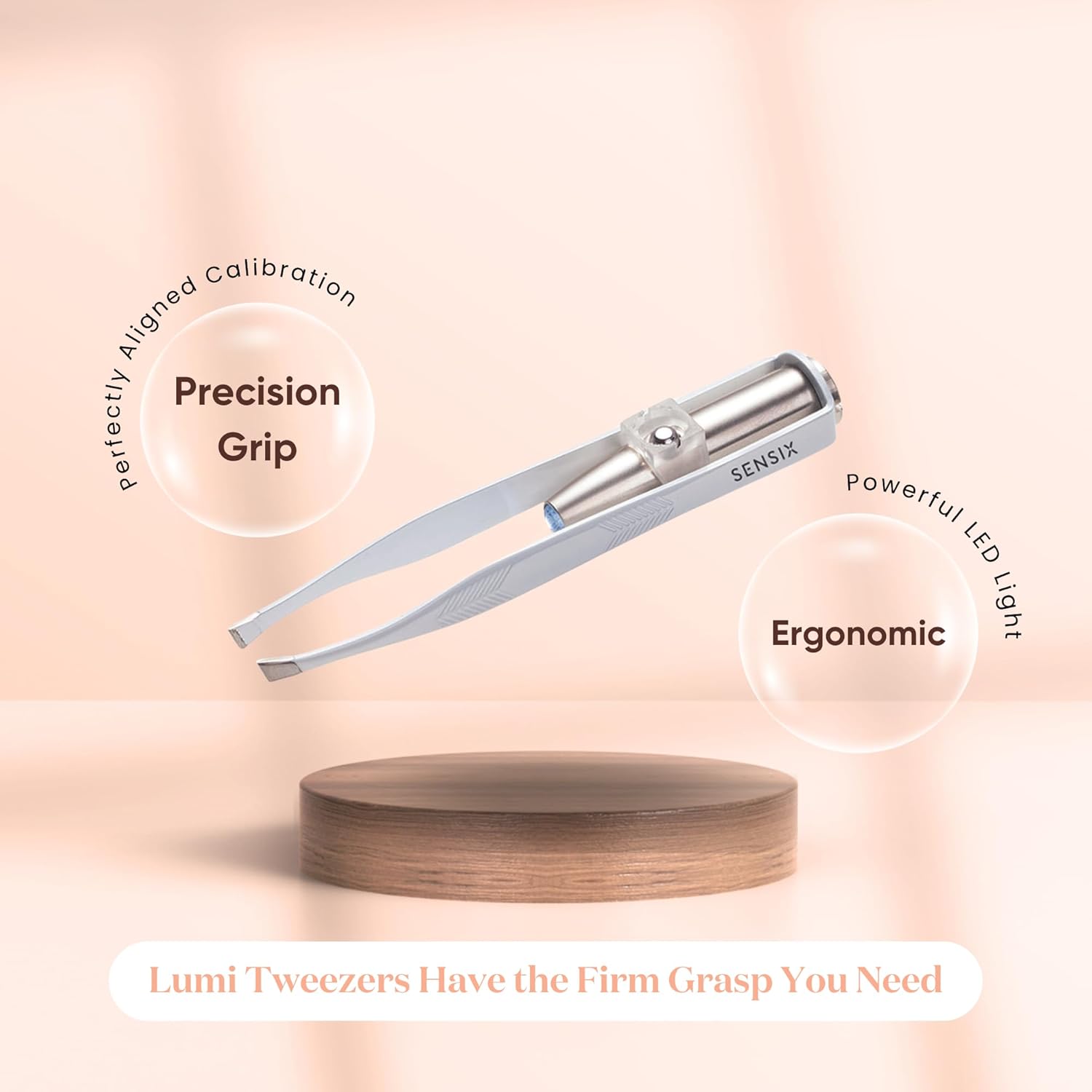 Slanted Tip Tweezers with Light - Precision Tweezer for Facial Hair, Chin & Ingrown Hair - Eyebrow Tweezers Professional : Amazon.co.uk: Health & Personal Care
