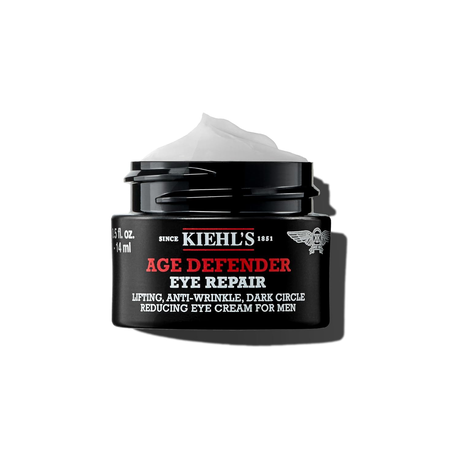 Kiehl'S Age Defender Eye Repair, Anti-Aging Eye Cream For Men, Lift, Firm And Visibly Reduce Dark Circles And Crow’S Feet, Instantly Brightens, Paraben-Free, Fragrance-Free - 0.5 Fl Oz