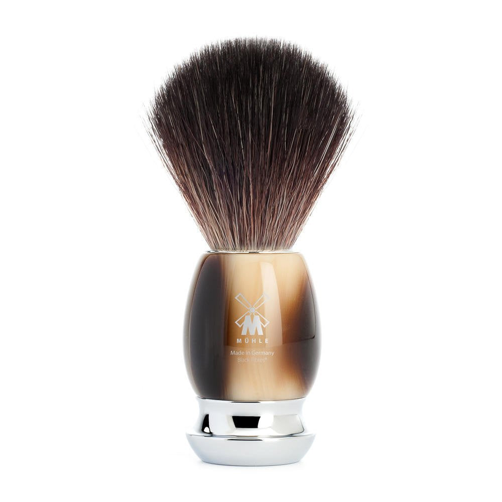 Mühle Classic Faux Ivory X-Large Silvertip Fiber Shaving Brush - Synthetic Luxury Shave Brush For Men, Rich Lather