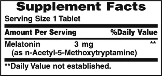 Nature'S Bounty® Melatonin 3 Mg, 120 Quick Dissolve Tablets