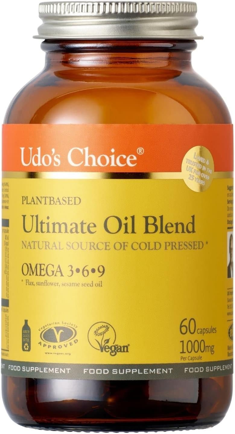 Udo'S Choice Ultimate Oil Blend Capsules - Natural Source Of Vegan Ome200 Grams