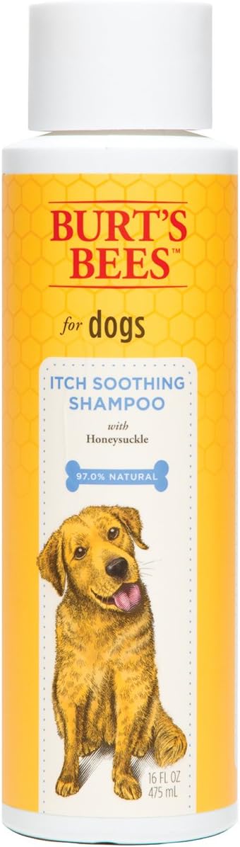 Pet Shampoos : Burt's Bees for Pets Oatmeal Dog Shampoo - Soothing Shampoo for Dogs - Gentle Dog Shampoo for Sensitive Skin - Moisturizing Pet Care with Colloidal Oat Flour & Honey - Fragrance Free, 16 Oz