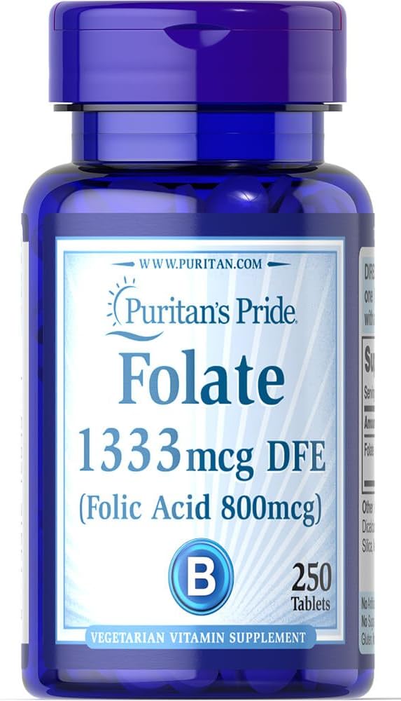 Puritan's Pride Folic Acid 800 mcg