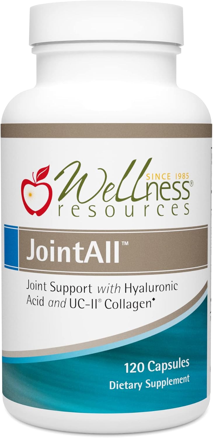 Wellness Resources Jointall - Joint Support Supplement With Natural Hyaluronic Acid, Uc-Ii Collagen, Glucosamine, Chondroitin For Joint Strength And Comfort (120 Capsules) …