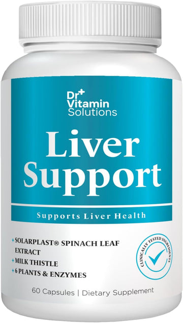 Liver Cleanse Detox And Repair - Milk Thistle Supplement With Chlorophyll, Digestive Enzymes, Artichoke & Dandelion For Natural Gallbladder Support, 60 Vegan Capsules