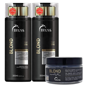 Truss Blond Shampoo And Conditioner Set Bundle With Blond Mask