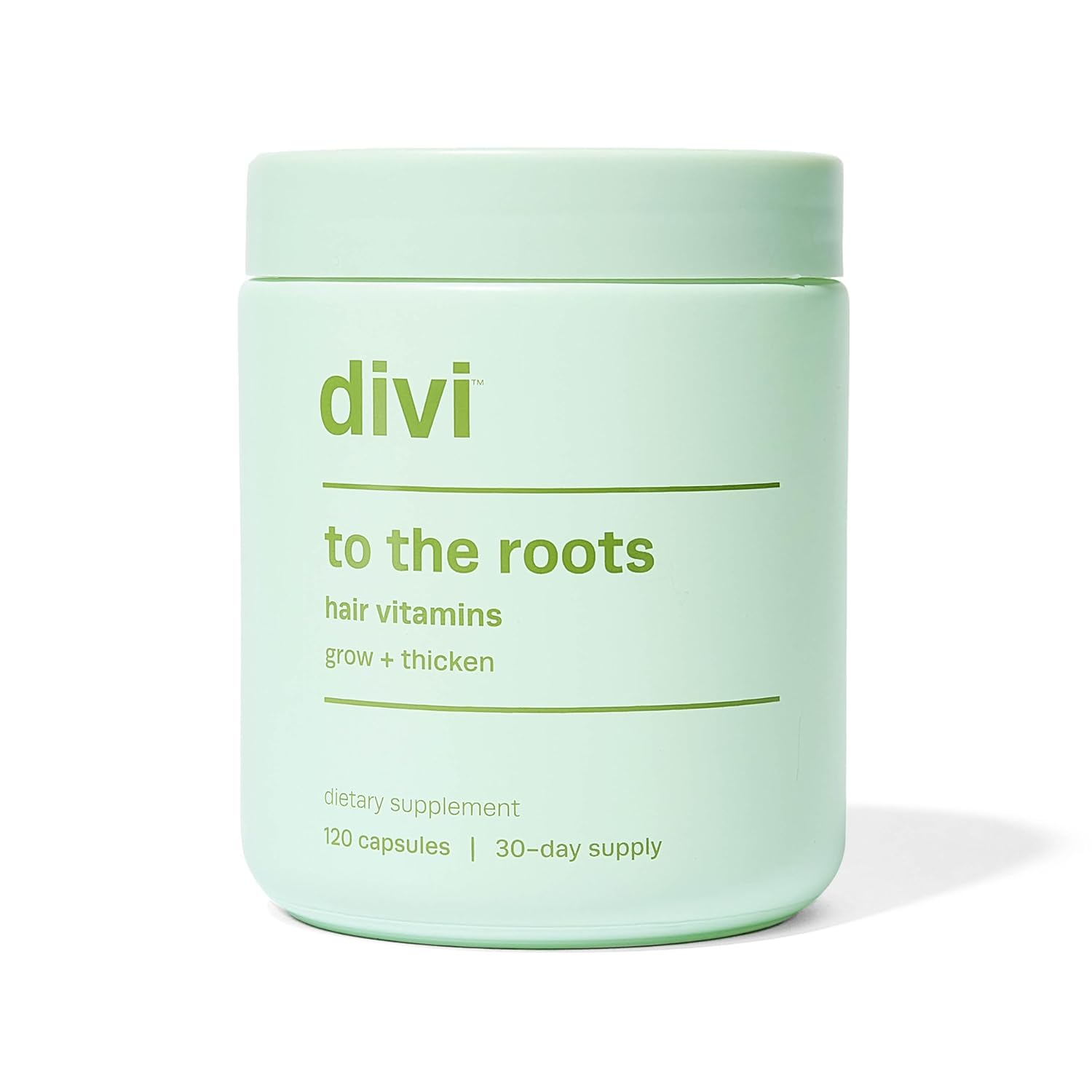 divi Hair Vitamins for Women and Men - Made with Clean and Science-Backed Ingredients to Grow + Thicken - Create a Healthy Hair Environment - 30 Day Supply, 120 Count