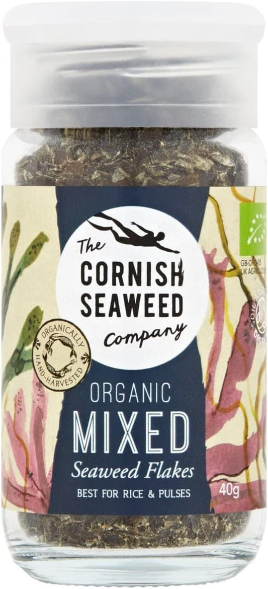 The Cornish Seaweed Company Organic Mixed Seaweed Flakes 40G