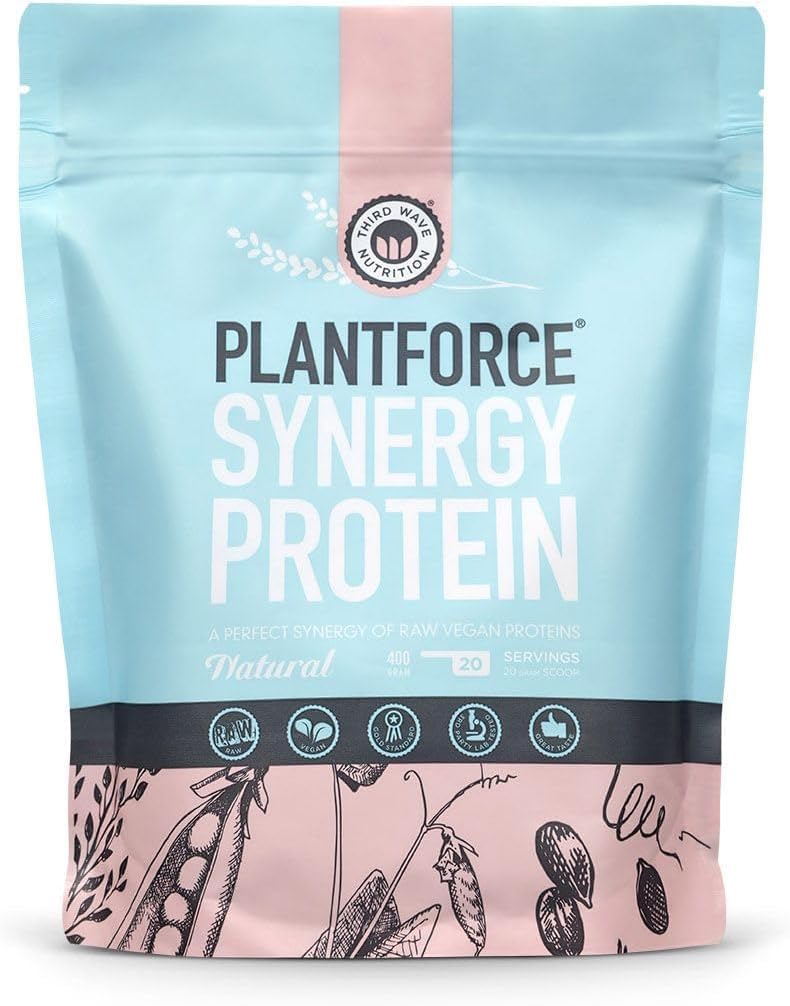 Plantforce Synergy Protein Natural - Raw Vegan Proteins - 400G
