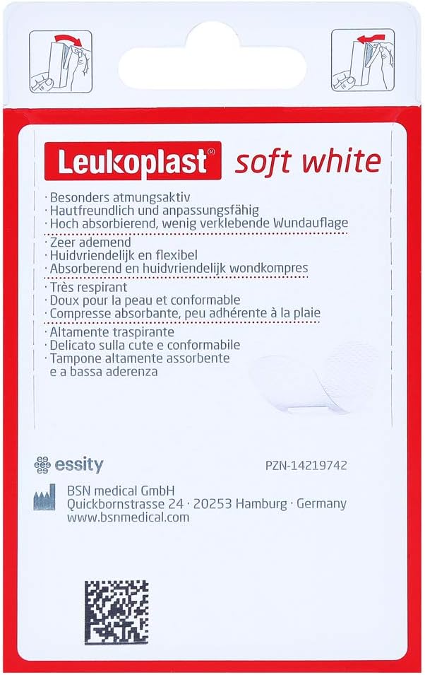 Leukoplast Soft White Strength 19 X 72 Mm 12Pcs/38 X 72 Mm Pack Of 20