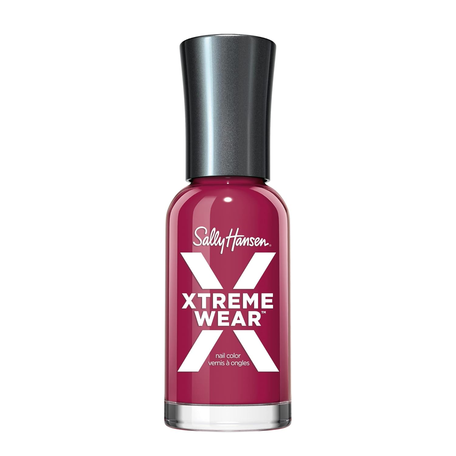 Sally Hansen Xtreme Wear Nail Polish, Streak-Free, Shiny Finish, Long-Lasting Nail Color, Feeling Wine, 0.12 Fl Oz