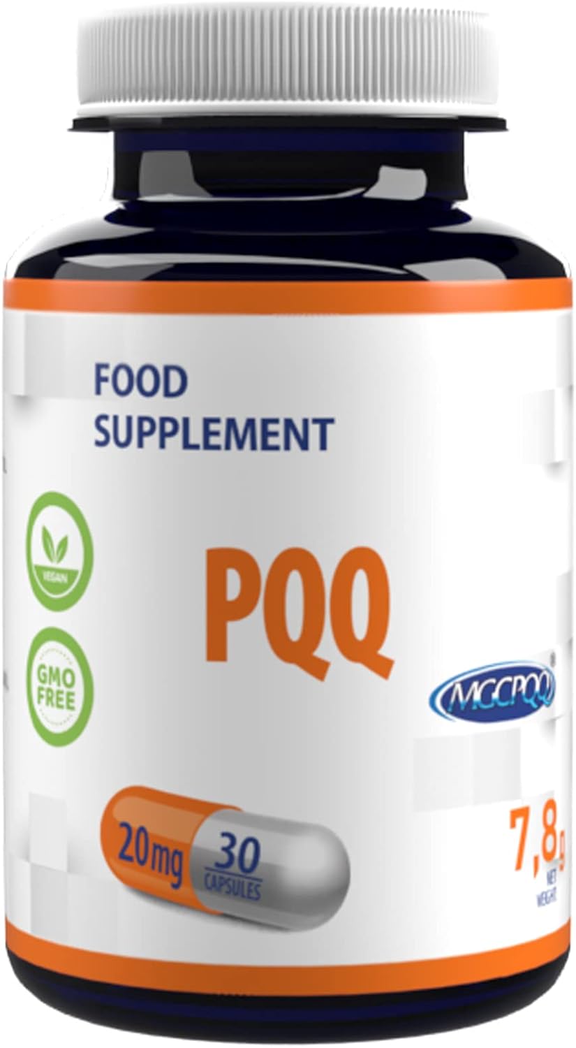 Hepatica Pqq (Mgcpqq) 20Mg | 30 Vegan Capsules | High Strength Pyrroloquinoline Quinone | 3Rd Party Lab Tested | Cellular Energy & Brain Support Supplement