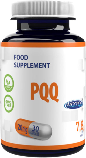 Hepatica Pqq (Mgcpqq) 20Mg | 30 Vegan Capsules | High Strength Pyrroloquinoline Quinone | 3Rd Party Lab Tested | Cellular Energy & Brain Support Supplement