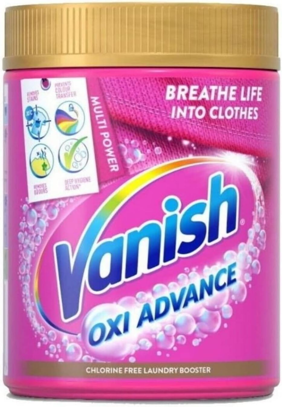 Vanish Oxi Action 470g Powder Laundry Detergent : Health & Household