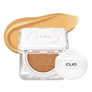 Clio Kill Cover Founwear Cushion The Original I 20 Shades, Korean Cushion Foundation, Cushion Make Up, Full& High Coverage, Airy Satin, Natural Matte Finish Look (26W Cheese, One Size)