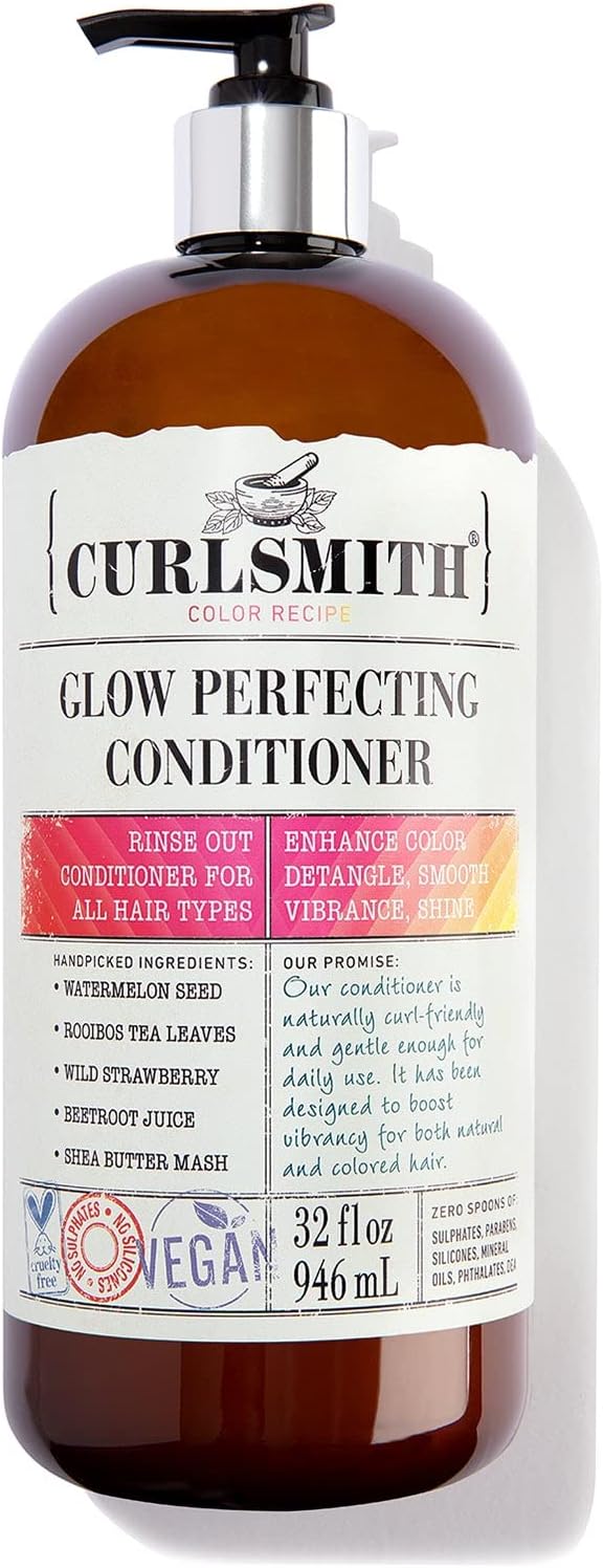 Curlsmith - Glow Perfecting Conditioner - Vegan Conditioner For Any Hair Type (947Ml)