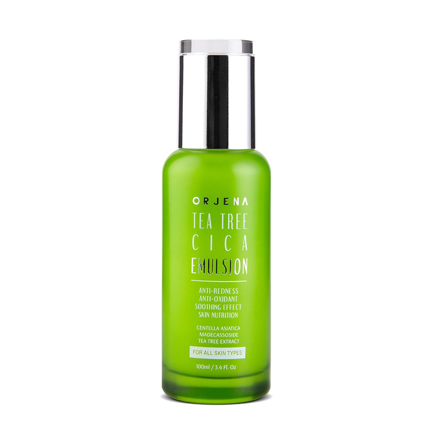 Orjena Tea Tree Cica Emulsion_Facial Skin Emulsion Lotion_Sensitive Skin_Kbeauty Skincare_ 3.4 Fl.Oz