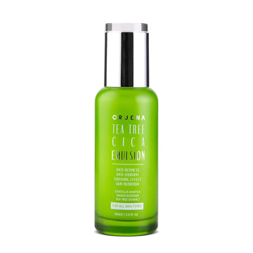 Orjena Tea Tree Cica Emulsion_Facial Skin Emulsion Lotion_Sensitive Skin_Kbeauty Skincare_ 3.4 Fl.Oz