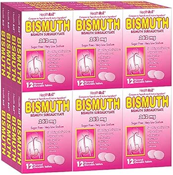 Healtha2Z® Bismuth | Bismuth Subsalicylate 262Mg | Multi-Symptom Relief | (24 Pack (288 Tablets))