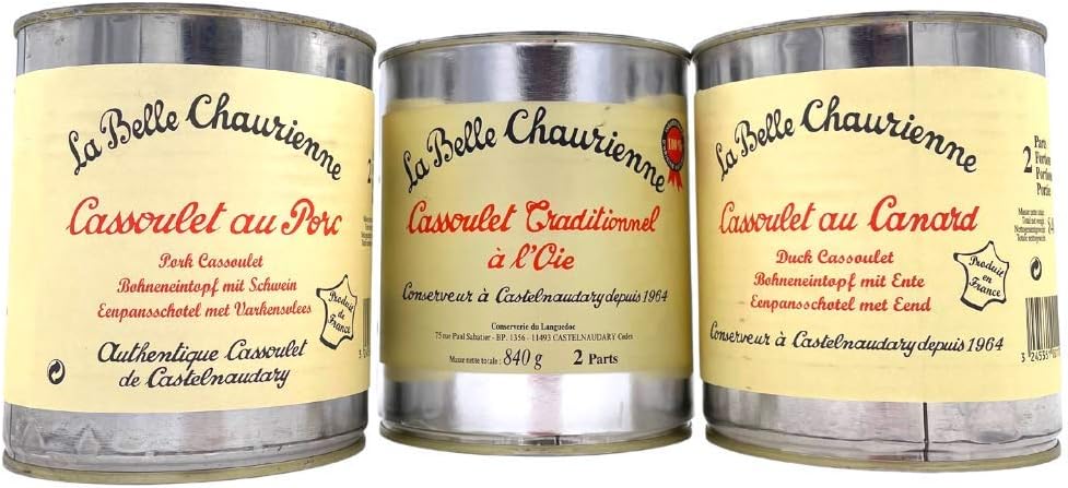 La Belle Chaurienne Cassoulet Trio 840G X 3 (Duck, Goose And Pork)