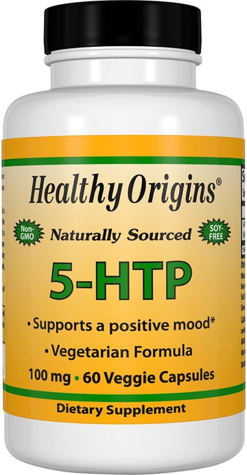 Healthy Origins 5-HTP Natural Multi Vitamins, 100 Mg, 60 Count