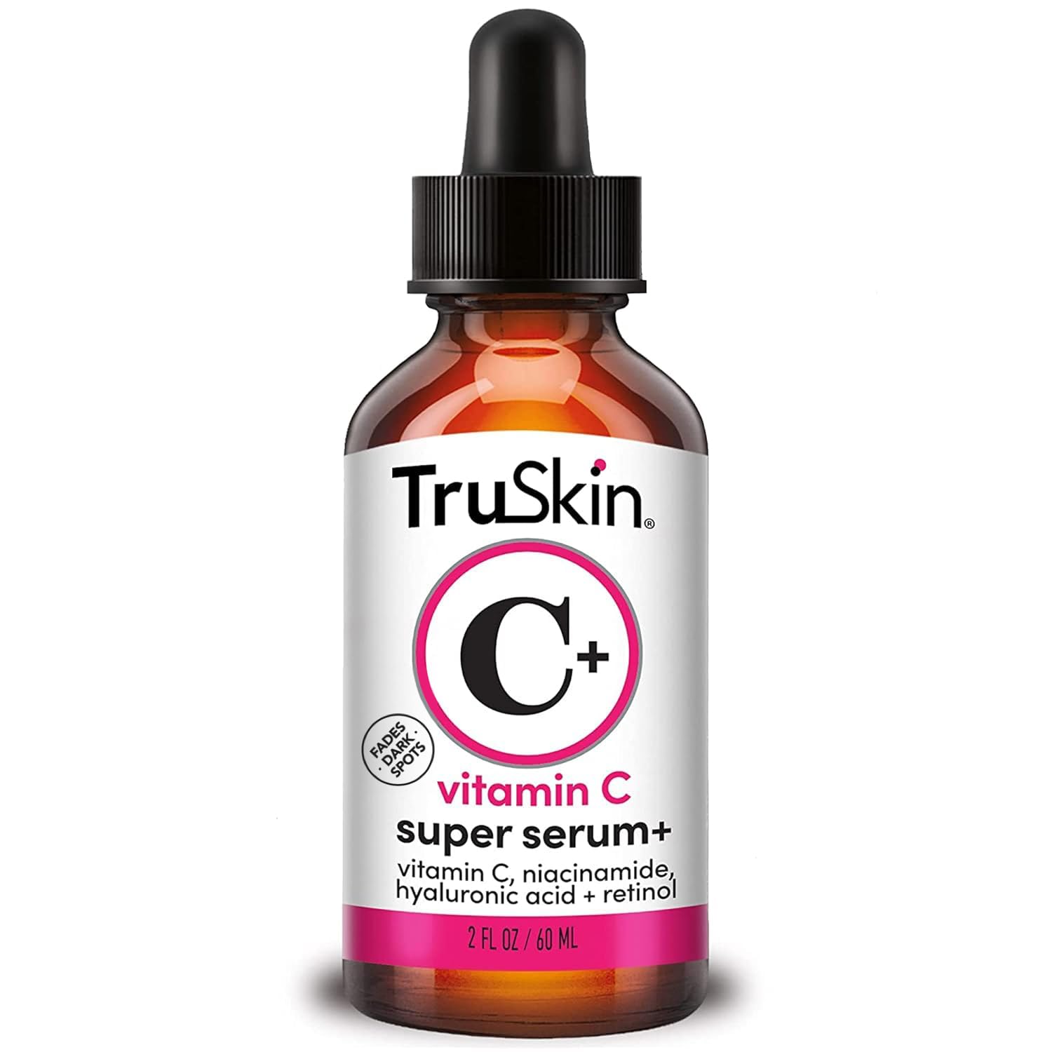 Truskin Super Vitamin C Face Serum With Niacinamide, Retinol, Hyaluronic & Salicylic Acid (Bha) - All-In-One Anti Aging Facial Serum For Brightening, Firming, Dark Spots, Discoloration - 2 Fl Oz