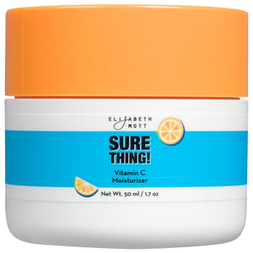 Elizabeth Mott Sure Thing Vitamin C Moisturizer – Lightweight Gel-Cream With Ceramides And Vitamin C For Hydrated, Radiant Skin – Vegan, Cruelty-Free Skincare – 1.7 Oz