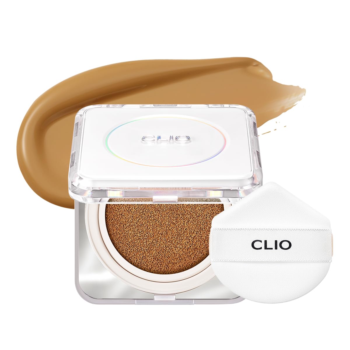 Clio Kill Cover Founwear Cushion The Original I 20 Shades, Korean Cushion Foundation, Cushion Make Up, Full& High Coverage, Airy Satin, Natural Matte Finish Look (32W Almond, One Size)