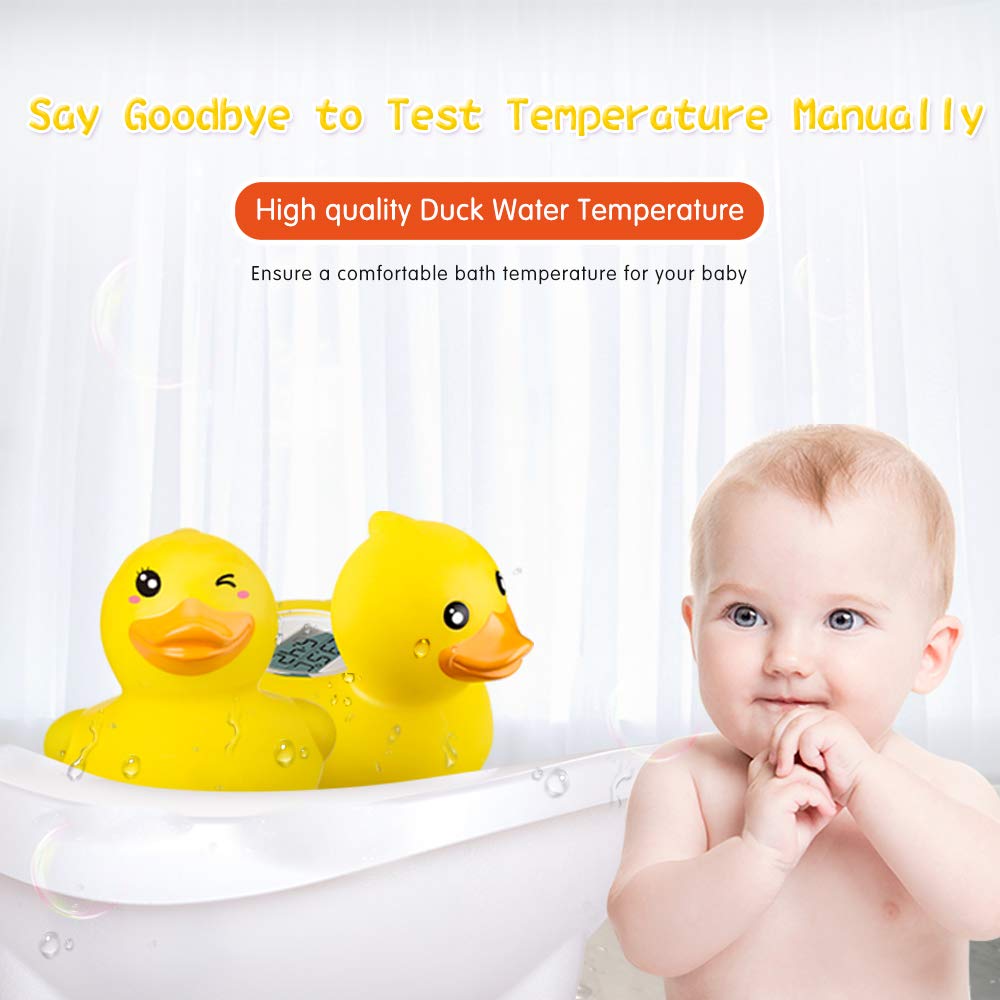 b&h Baby Thermometer, The Infant Baby Bath Floating Toy Safety Temperature Water Thermometer (Classic Duck) : Baby