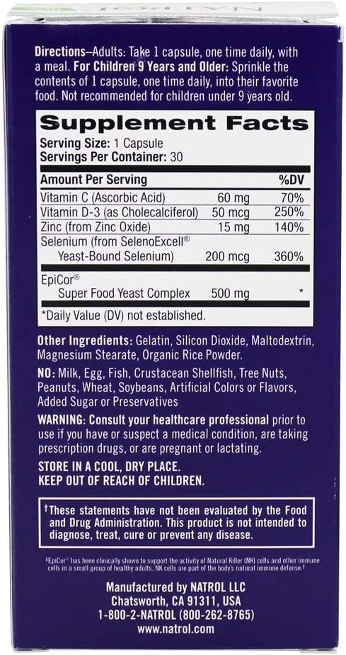 Natrol Immune Boost Capsule - 30 per Pack - 2 Packs per case