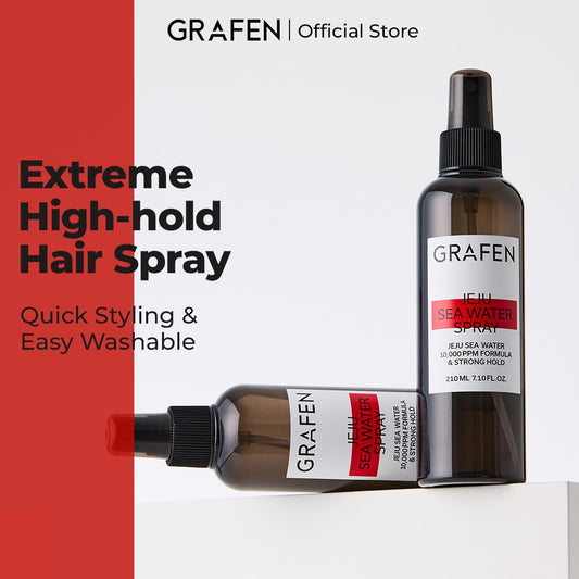 Grafen Sea Water Spray, 7.10 Fl Oz / 210Ml, Hairspray For Men