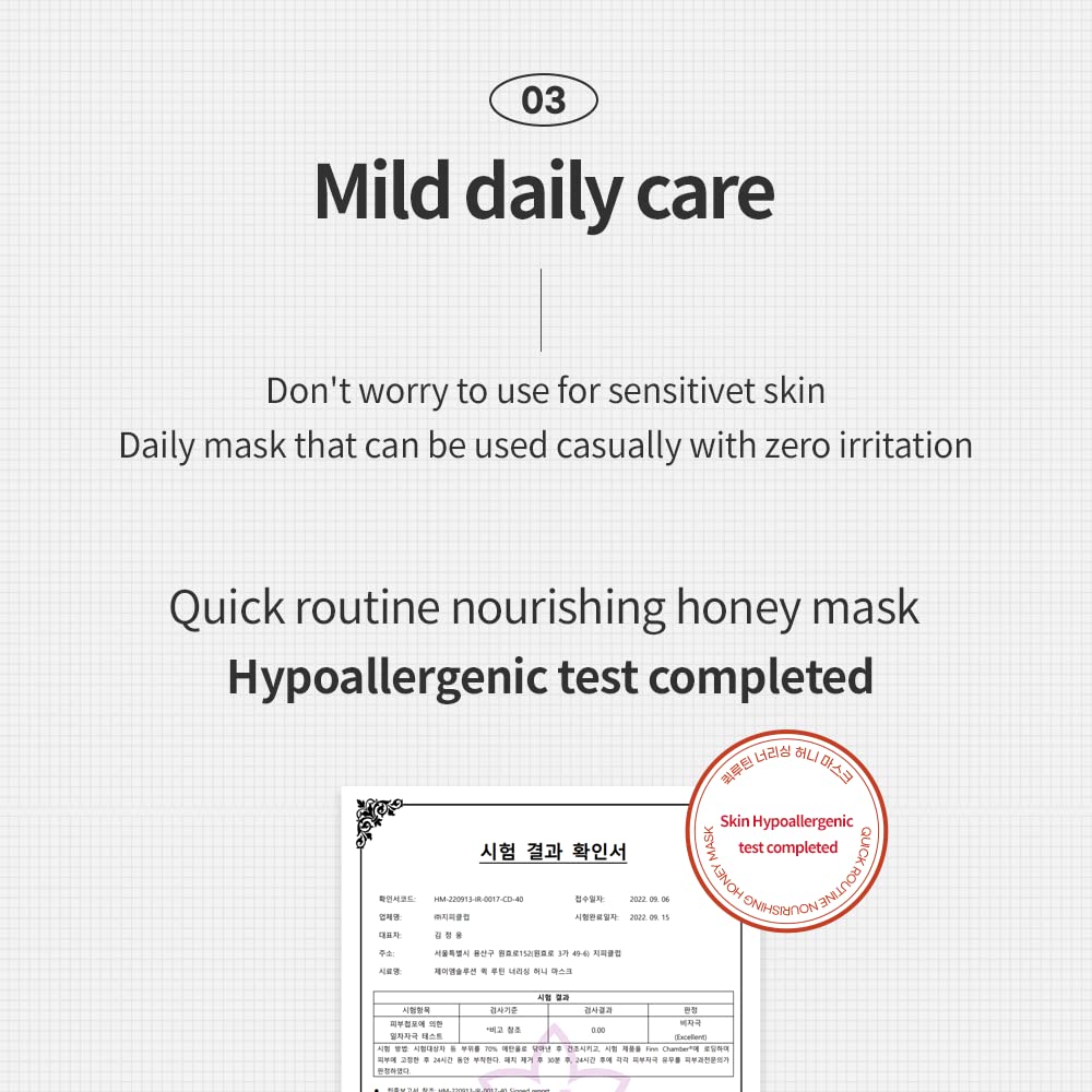 Jmsolution Quick Routine Nourishing Moisture Facial Mask Sheet 30 Ea- 1Day 1 Mask Pick And Quick Dispenser Type- Honey Royal Nutrition-Vegan Certified Sheet (Honey-Nutrition)