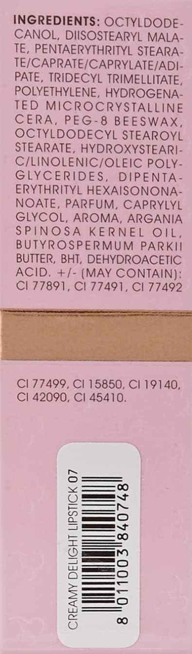 Naj-Oleari Cremay Delight Lipstick Make-Up Face Woman 07 Orchid