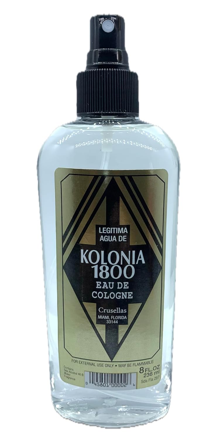 Legitima Agua De Kolonia 1800 Natural Splash Cologne 33 Fl. Oz
