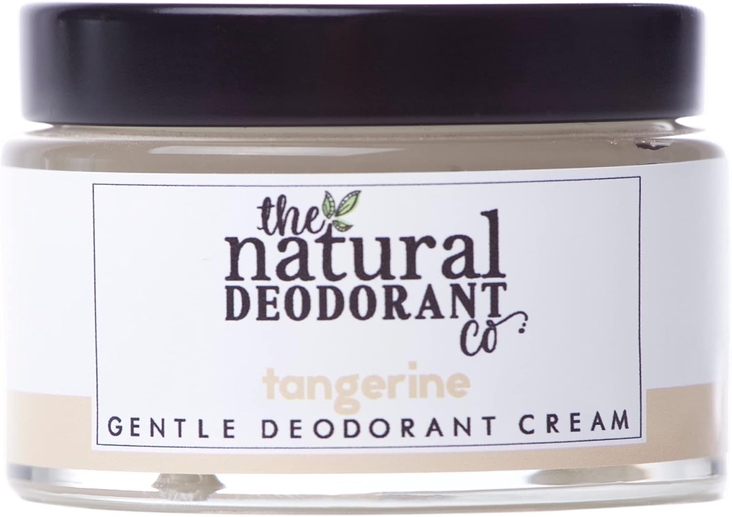 The Natural Deodorant Co, Gentle Deodorant Cream Tangerine 55G, Aluminium Free, Plastic Free, Sensitive Skin