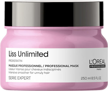 L’Oréal Professionnel Mask, For Rebellious And Frizzy Hair, Serie Expert Liss Unlimited, 250 Ml