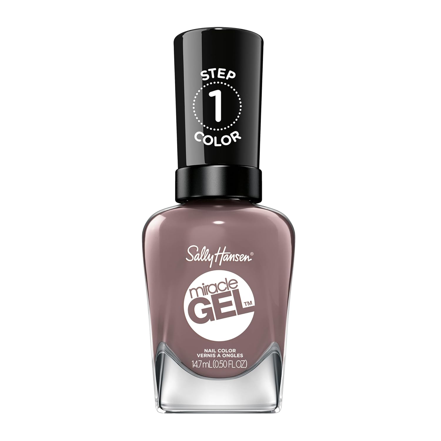 Sally Hansen Miracle Gel™, To The Taupe, Long Lasting, Gel-Like Formula, No Uv Lamp Needed, Taupe Nail Polish