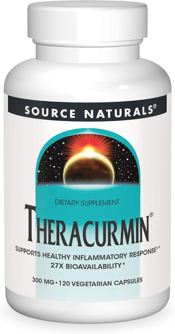 Source Naturals Theracurmin, Supports Healthy Inflammatory Response*, 300 Mg - 120 Vegetarian Capsules