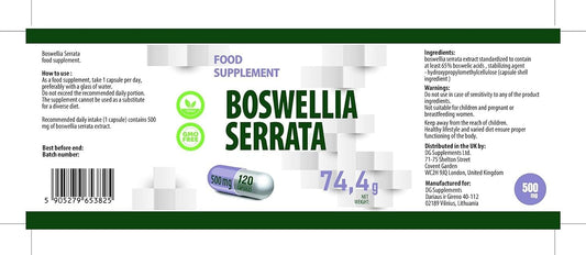 Hepatica Boswellia Serrata (Indian Frankincense) 10:1 Extract – 5000Mg Equivalent | 120 Vegan Capsules | High-Strength Joint, Inflammation & Mobility Support | 3Rd Party Lab Tested | No Fillers