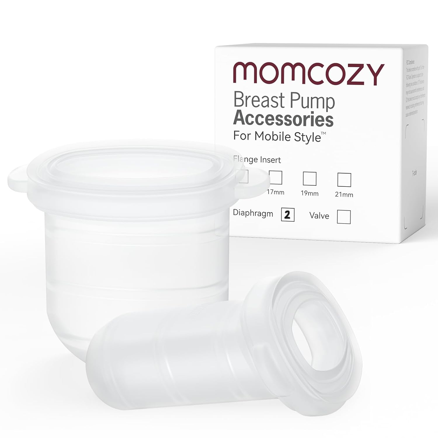 Momcozy Mobile Style | M6 Diaphragm, Original Mobile Style | M6 Breast Pump Replacement Accessories, 2Pcs