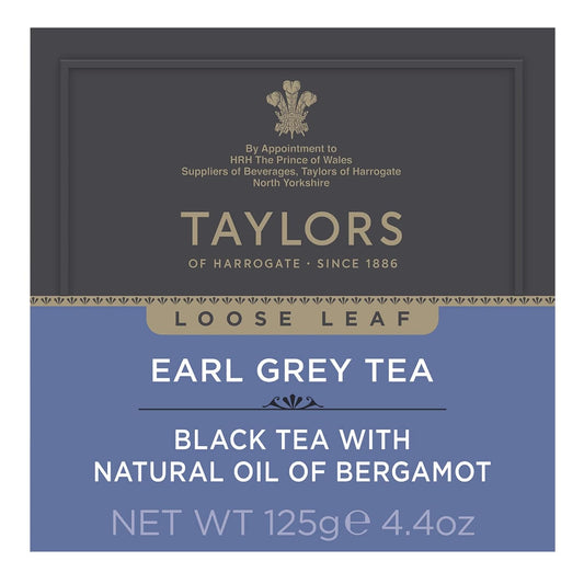 Taylors Of Harrogate Earl Grey Loose Leaf, 4.41 Ounce Carton