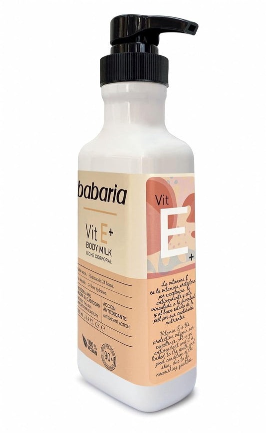 Babaria Vitamin C Body Milk - Body Lotion For Women - Boosts Collagen Production - Moisturizes - Body Cream For All Skin Types - 2 Pc
