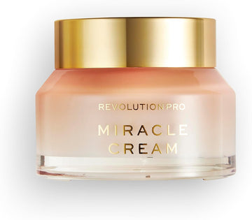 Revolution Pro, Miracle Cream, Hydrating & Beautifying Face Cream, Reduces Dull Complexions, Lightweight Formula, Contains Hyaluronic Acid & Niacinamide, 50 Ml