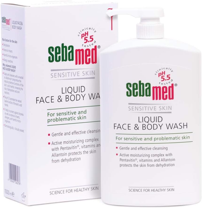 Sebamed Liquid Face And Body Wash 1000Ml