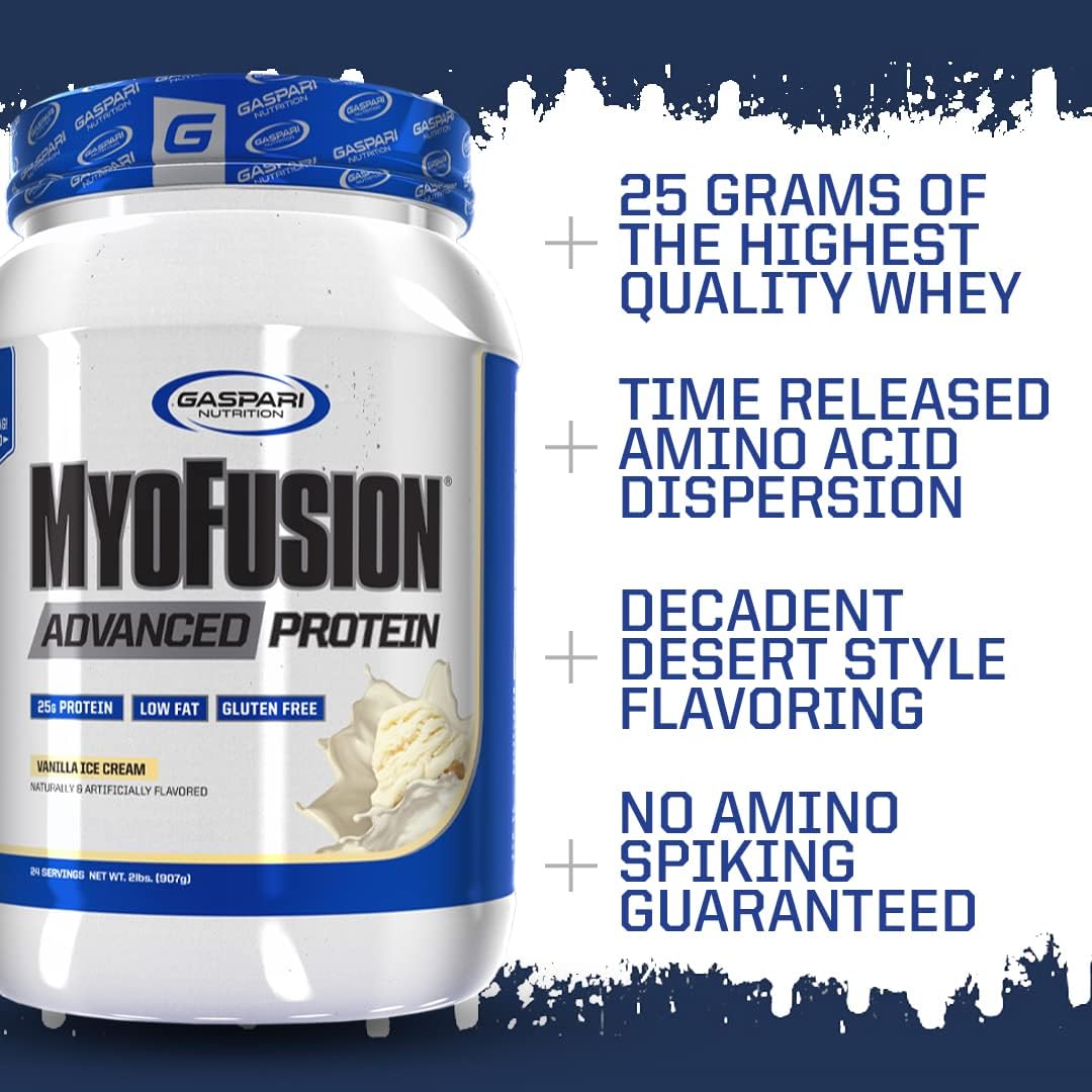 Gaspari Nutrition Myofusion Advanced Protein, Protein Blend with Whey 