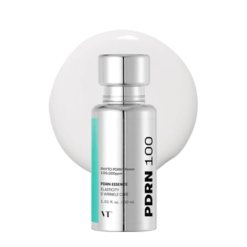 Vt Cosmetics Pdrn 100 Essence, Intensive Glow Serum, 100,000Ppm Vegan Pdrn, Skin Restoration & Plumping, Hydrating & Moisturizing, Firming, Fine Lines, Korean Skincare 1.01 Fl. Oz