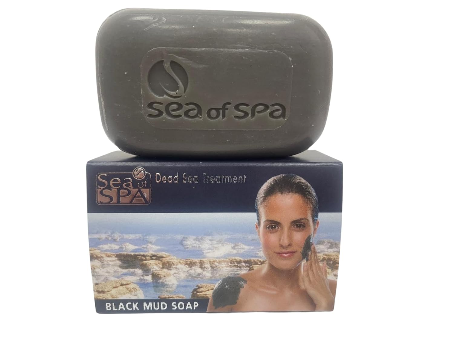 Sea Of Spa, Dead Sea Minerals Black Mud Soap 125Gr, 4.4Oz